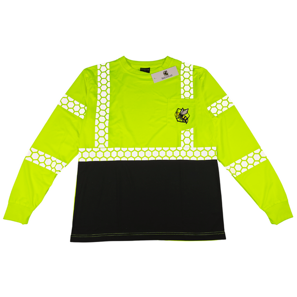 HBeeWear Hi-Vis Shirt (Green)