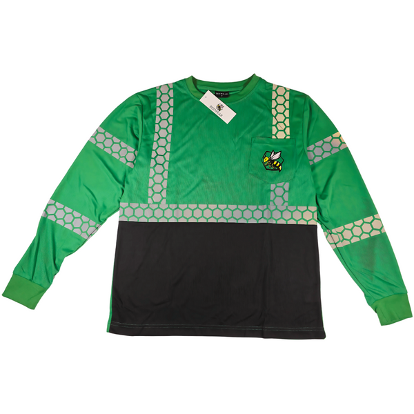 HBeeWear Hi-Vis Shirt (Green)