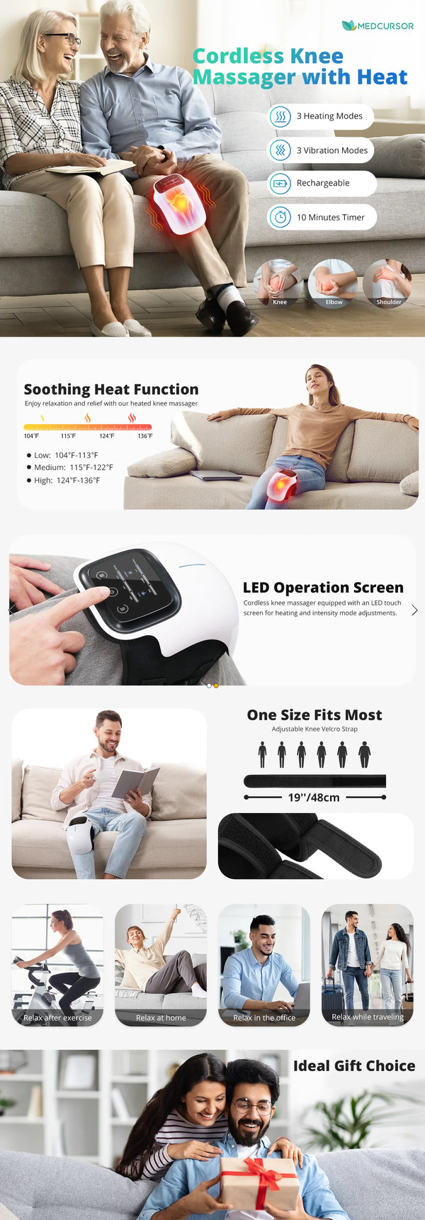 Medcursor™ Knee Massager