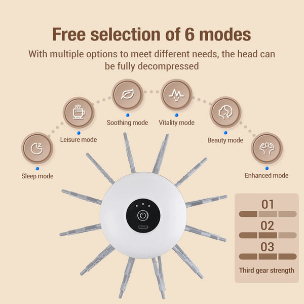 HeadRelieve™ Wireless Head Massager