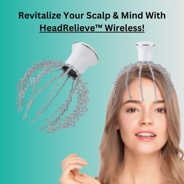 HeadRelieve™ Wireless Head Massager