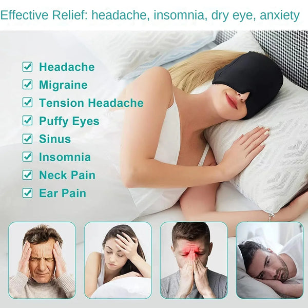 IceRelieve™  Headache Migraine Hot Cold Gel Therapy
